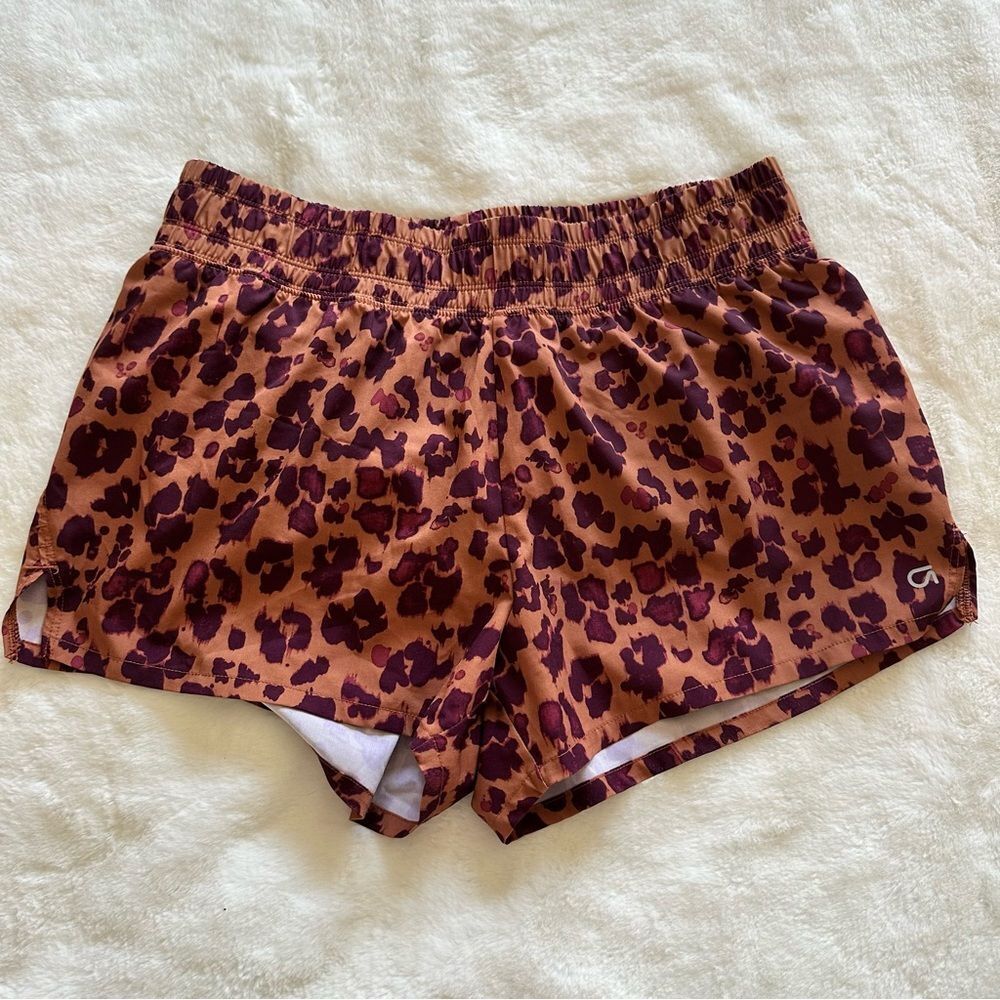 Gap Fit Leopard Print Shorts Women’s Size Small